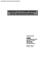 Platform Series setup and service